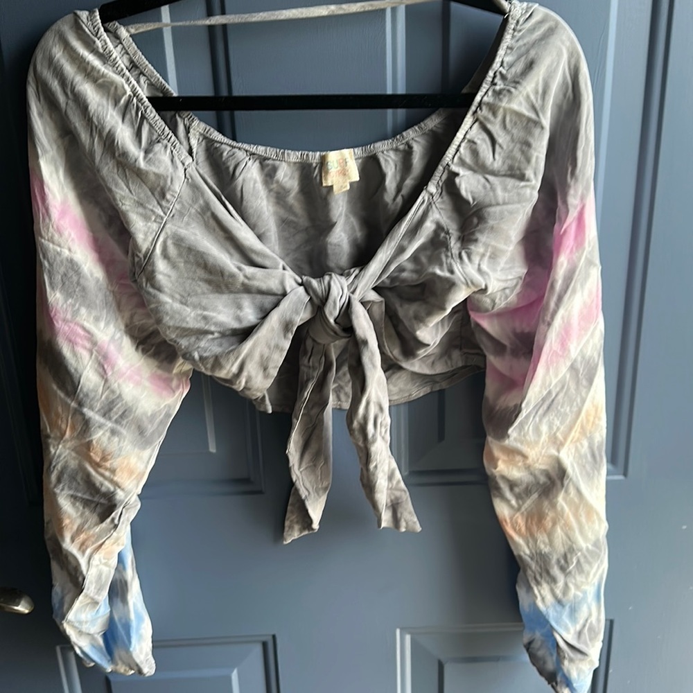 Surf Gypsy size small women’s long sleeve crop top